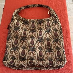Americana by Sharif Travel Tapestry Pineapple Hanging Garment Bag